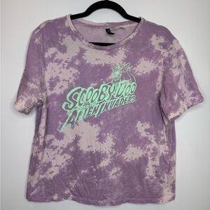 H&M Purple Tie-Dye Scooby-Doo T-Shirt size medium